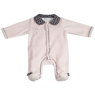 Pyjama bébé à manches longues en velours