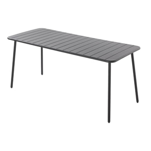 Table de jardin en acier 6 places - EVORA