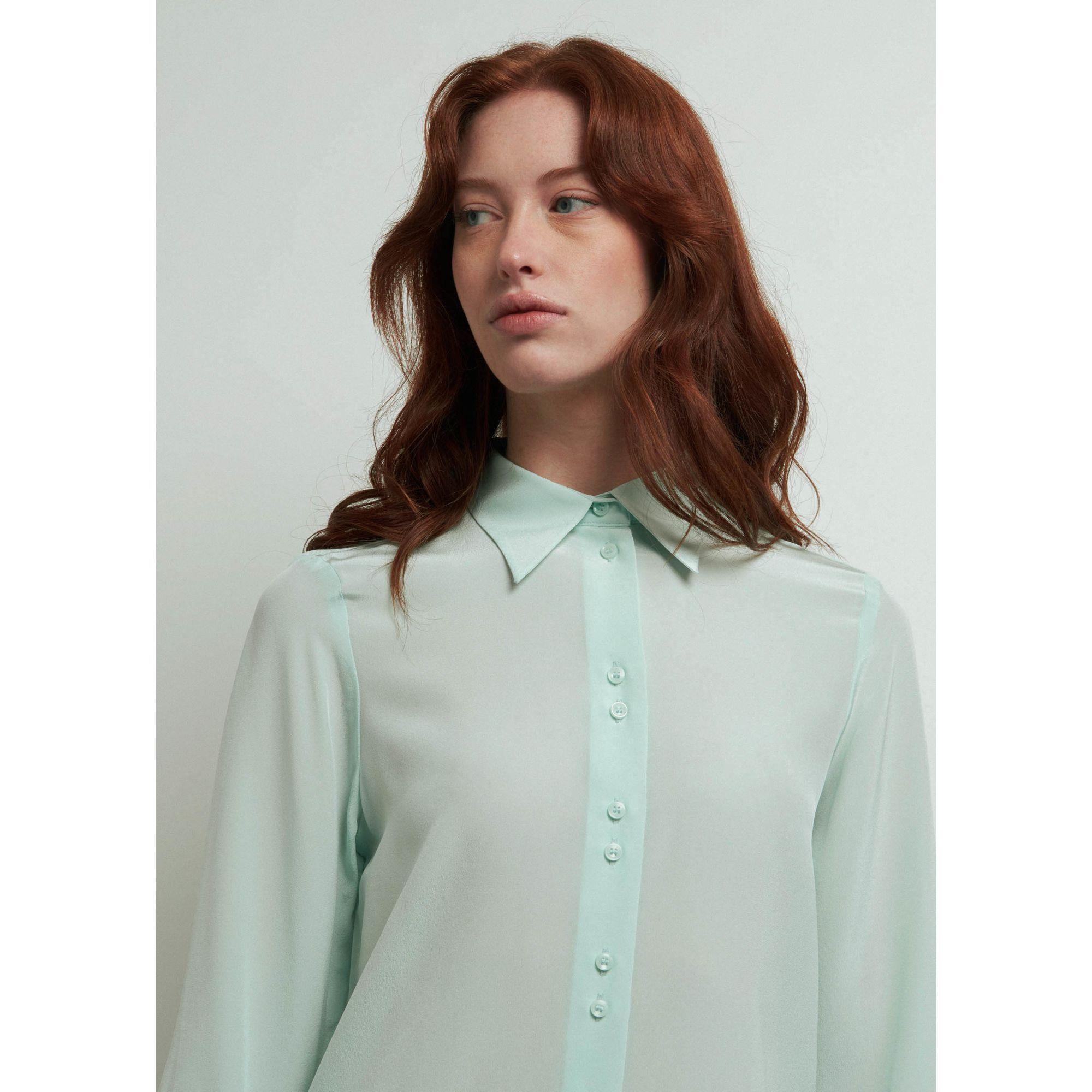 CAMICIA VERDE ACQUA CONBIPEL