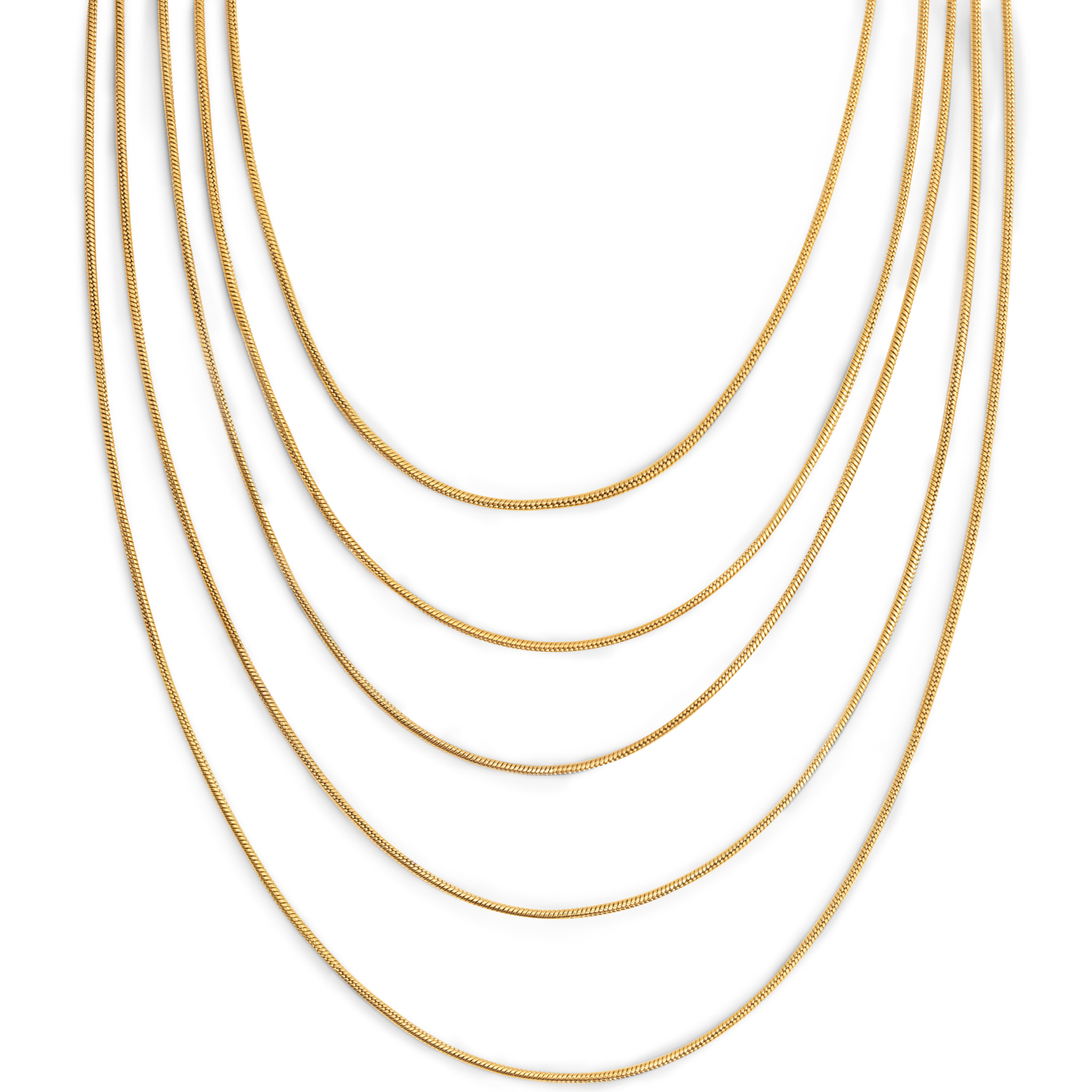 Collana Cleopatra  in Acciaio Placcato Oro