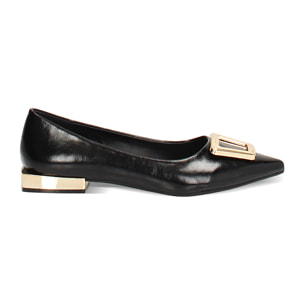 Ballerine lucide nere
