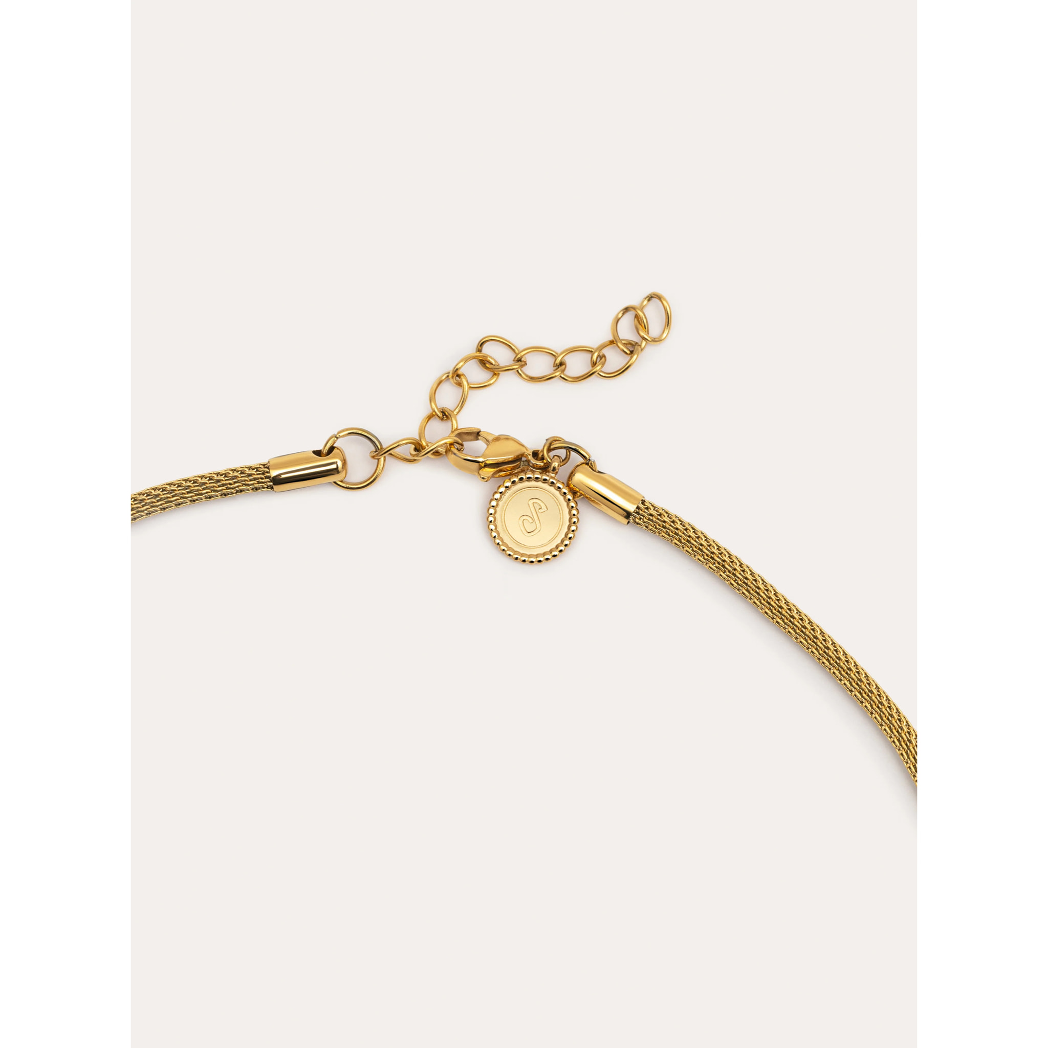Collar Mara Acero Baño Oro