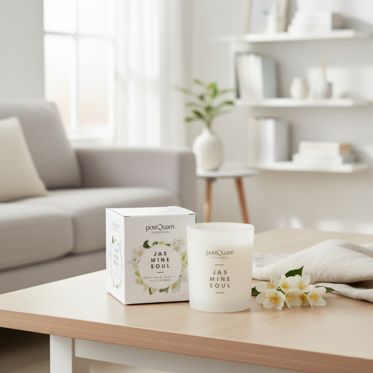 Vela de cera 100% vegetal con fragancia Jasmine soul