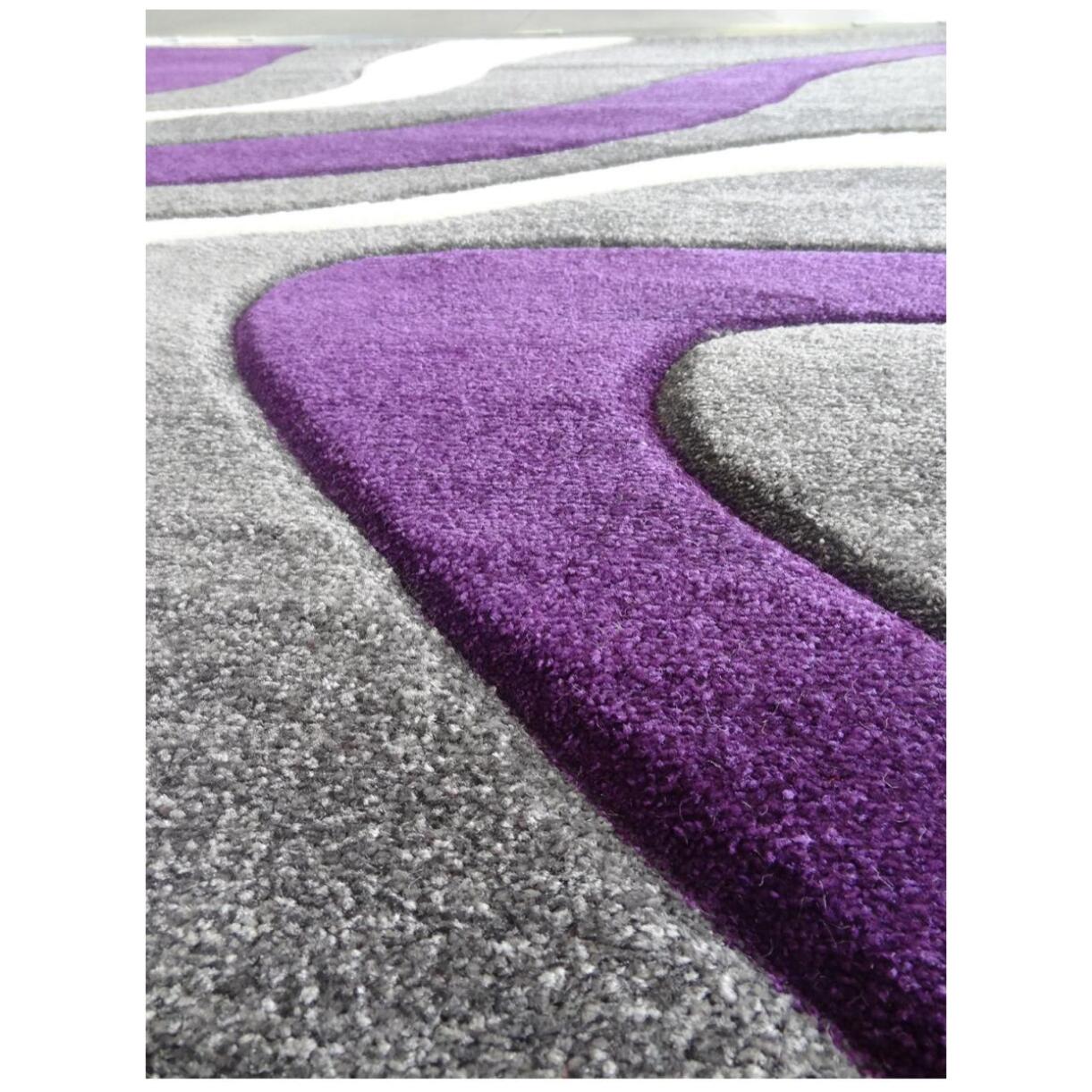 Tapis salon et chambre tissé motif rond HOJA