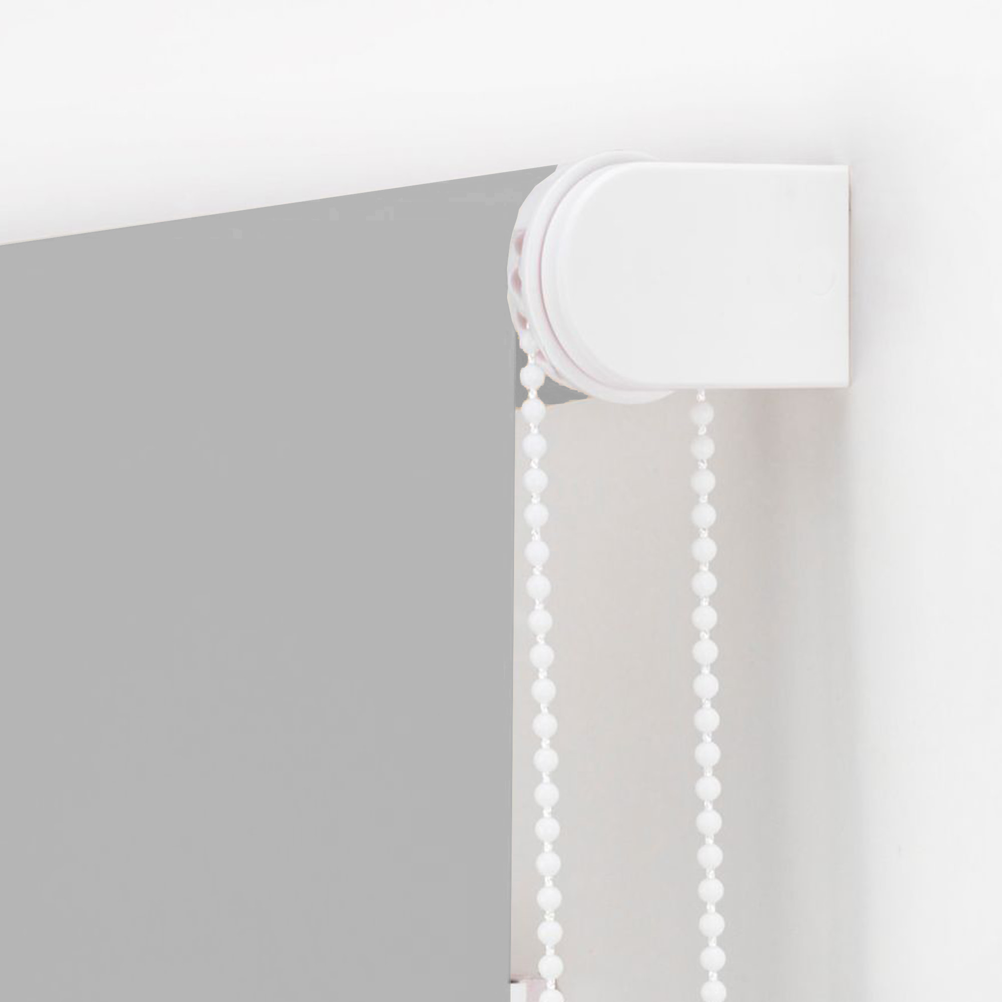 Well home estor enrollable translúcido liso - gris, 180 x 110cm (ancho x largo)/tamaño de la tela 177 x 105cm