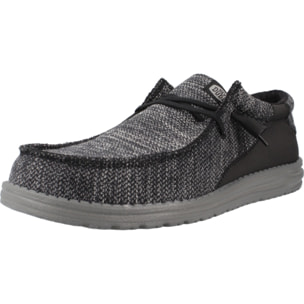 Informales Hombre de la marca HEY DUDE  modelo WALLY STITCH FLECKED Black