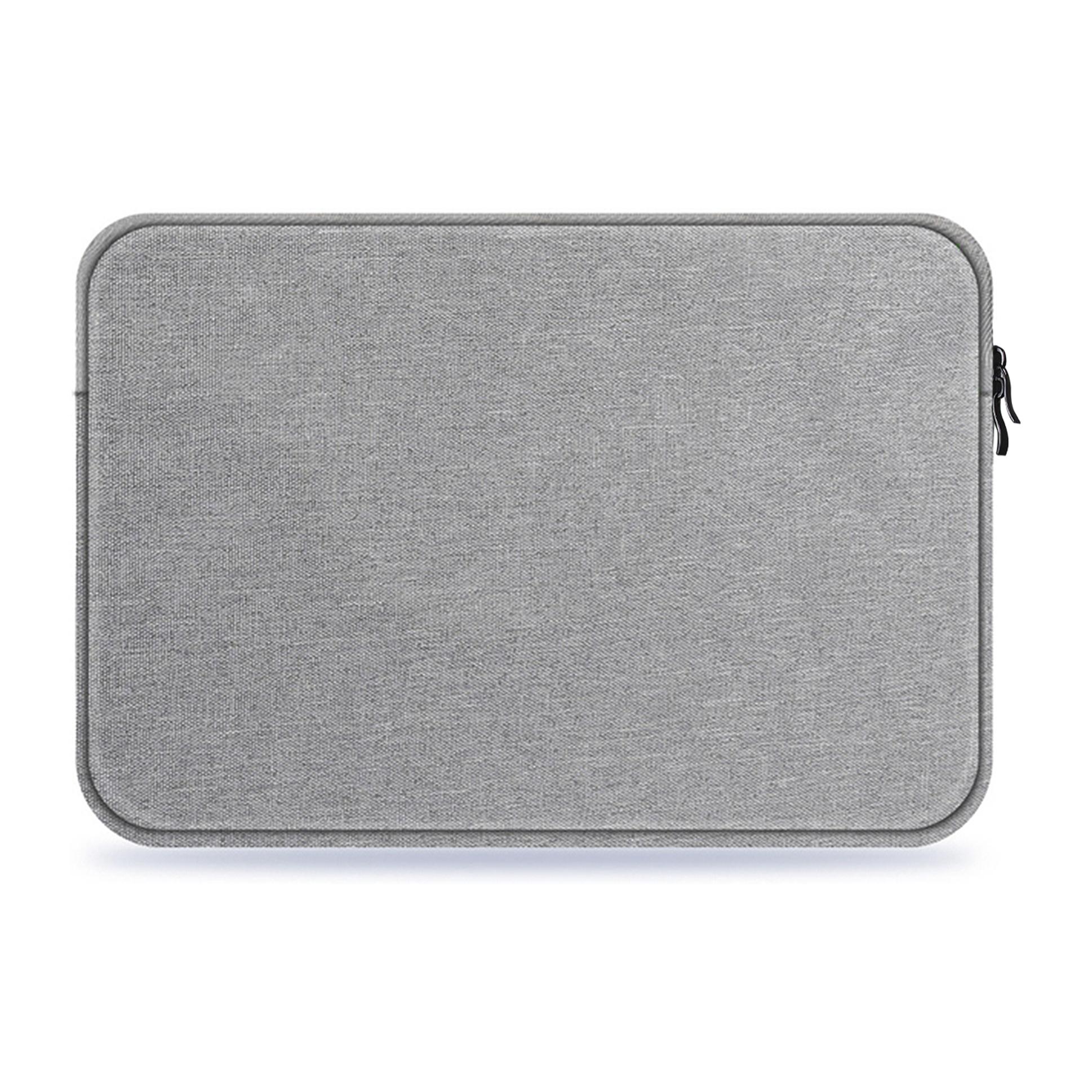 DAM Funda de neopreno universal para tablet de 12 pulgadas. Acabado terciopelo con tratamiento deperlante hidrófugo. Cierre de cremallera. 23x2,5x32 Cm. Color: Gris Claro