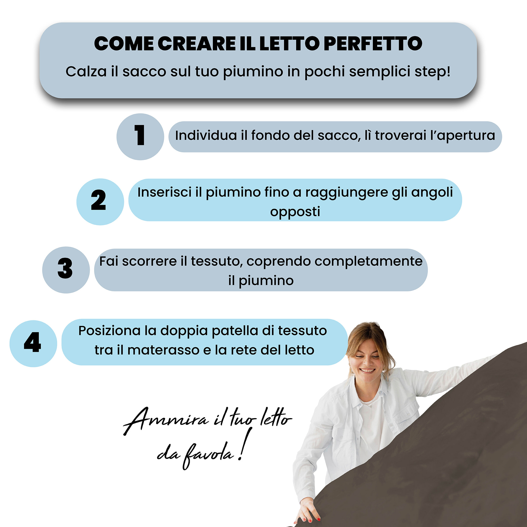 PARURE COPRIPIUMINO NATURAL COLOR MATRIMONIALE - 100% COTONE MADE IN ITALY