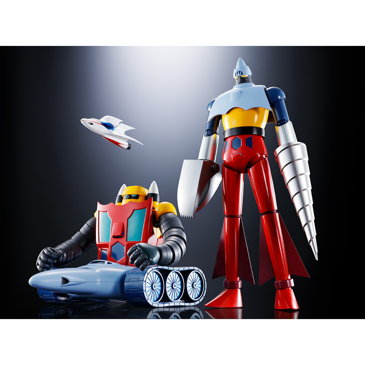 Soul Of Chogokin Gx-91 Getter 2+3 Dynamic Classic Set Action Figura Bandai