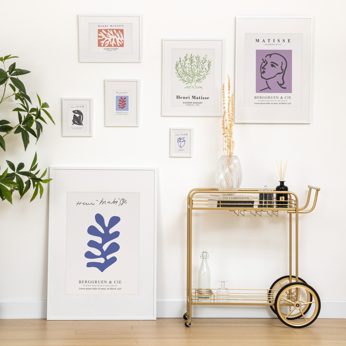 Cadre photo "Manu" blanc 50x70cm