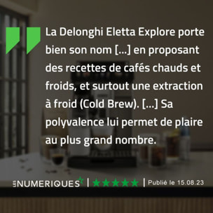 Expresso Broyeur DELONGHI Eletta Explore ECAM450.86.T Titanium