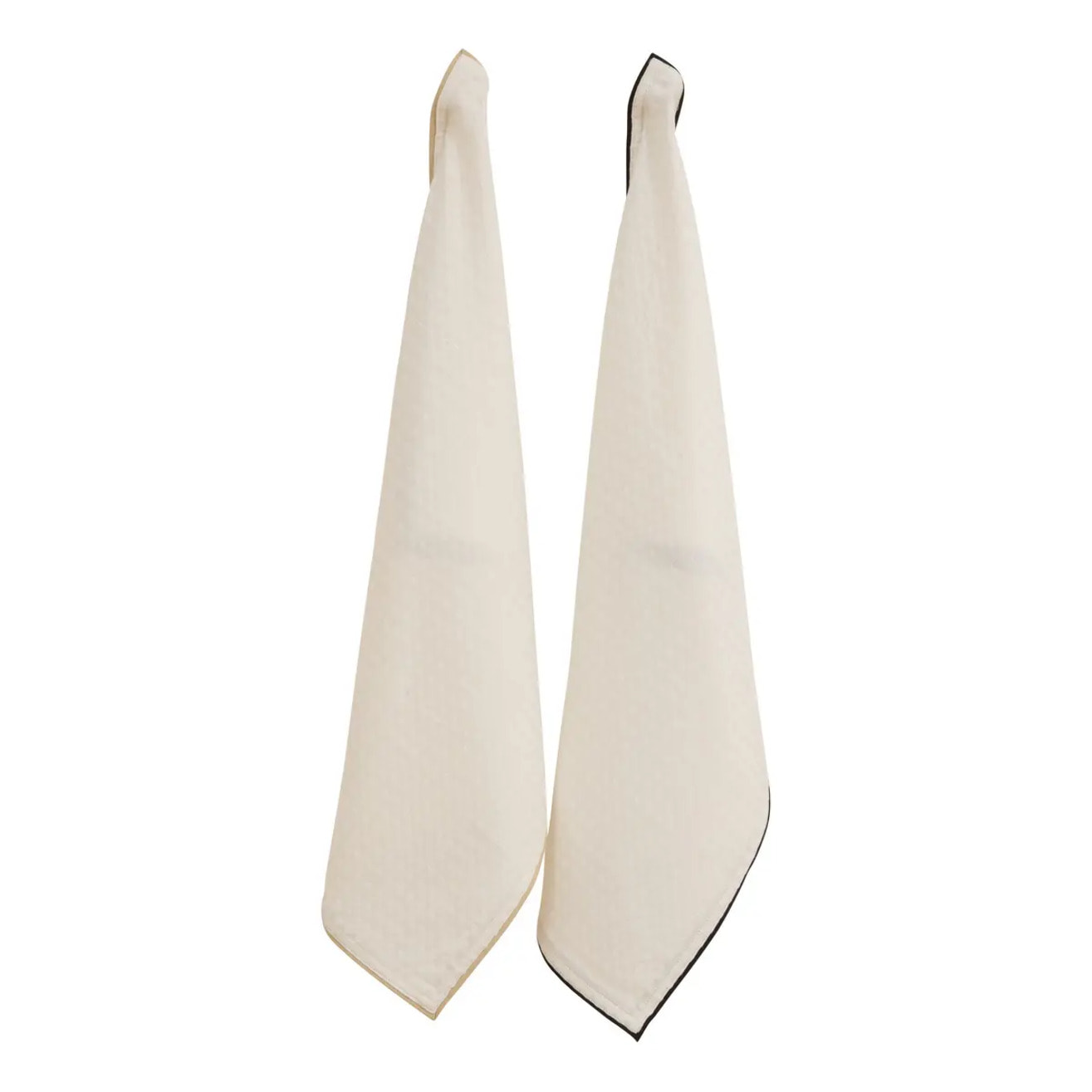 Lot de 2 torchon Waffle 70x45cm en coton blanc