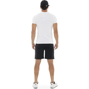 Set completo da uomo con t-shirt e pantaloncino mimetico Leone Military 1947