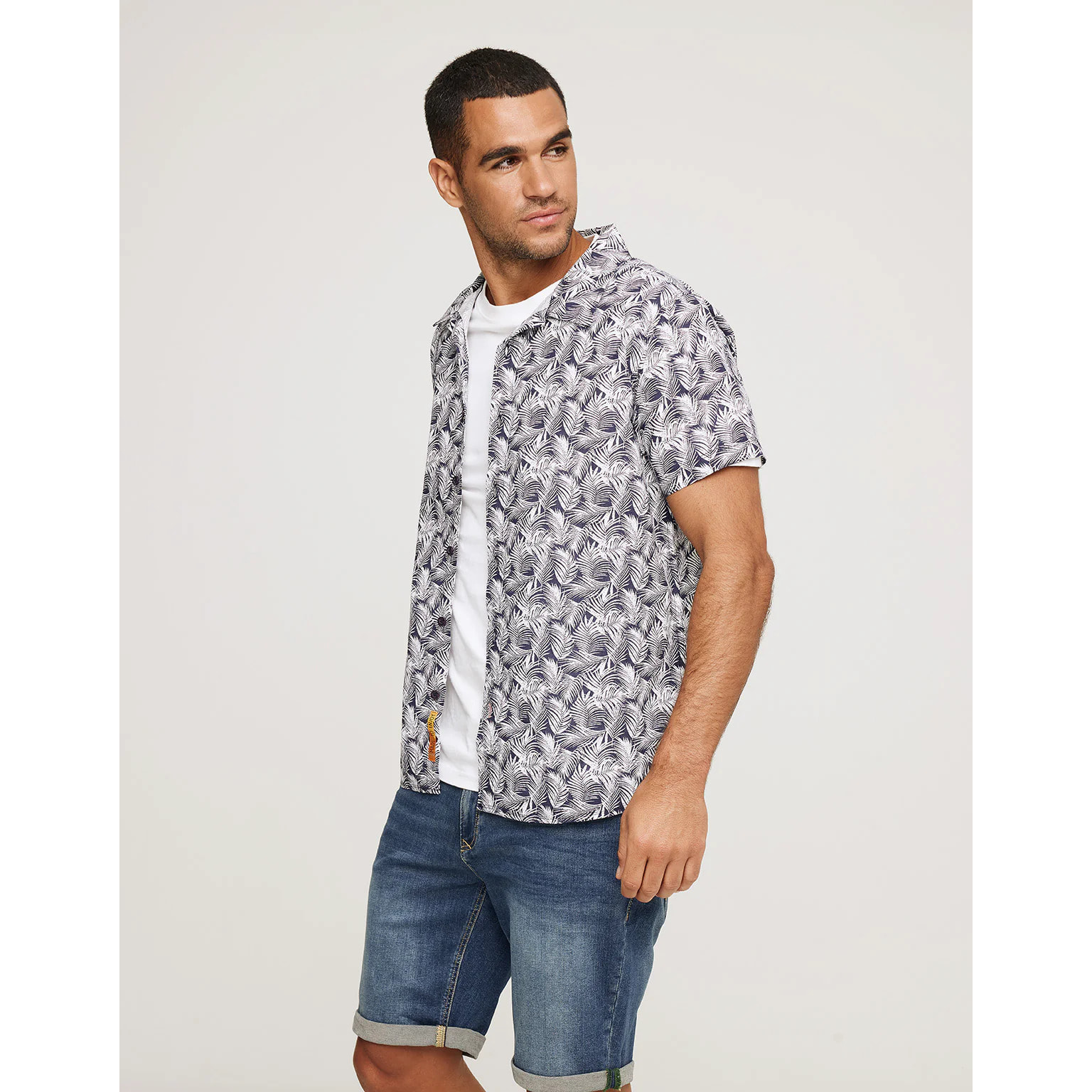 Camisa Manga Corta Azul Marino - Yarrow