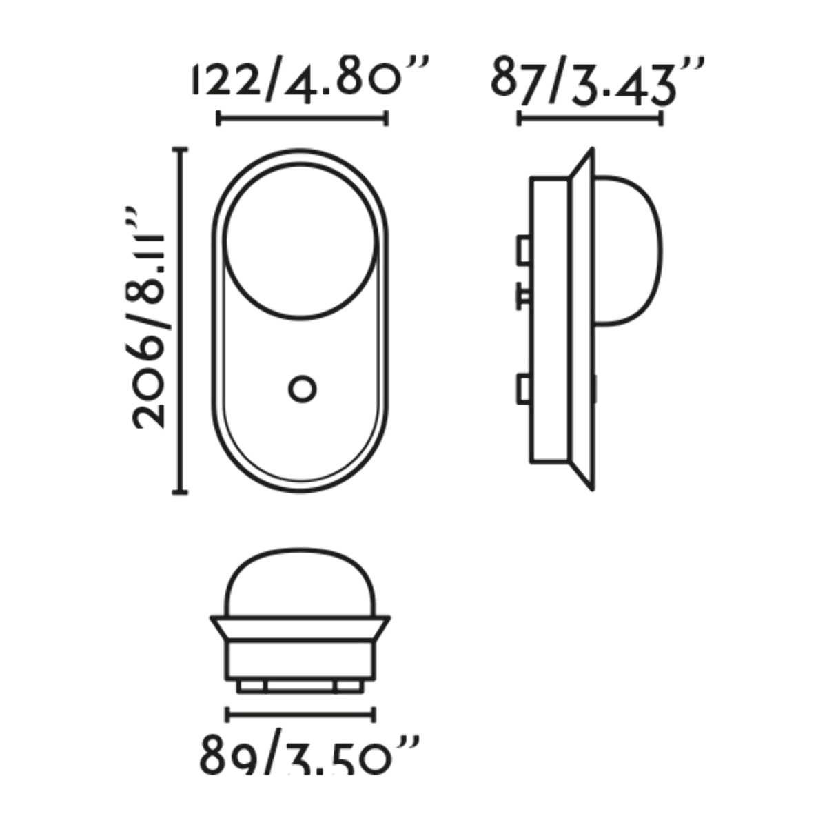 MAYA Lampe applique noir