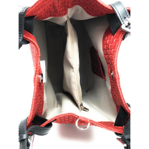 Chicca Borse Borsa a Mano Rosso