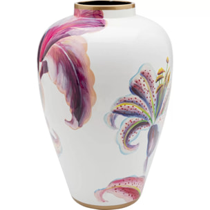 Vase lys roses 37cm Kare Design