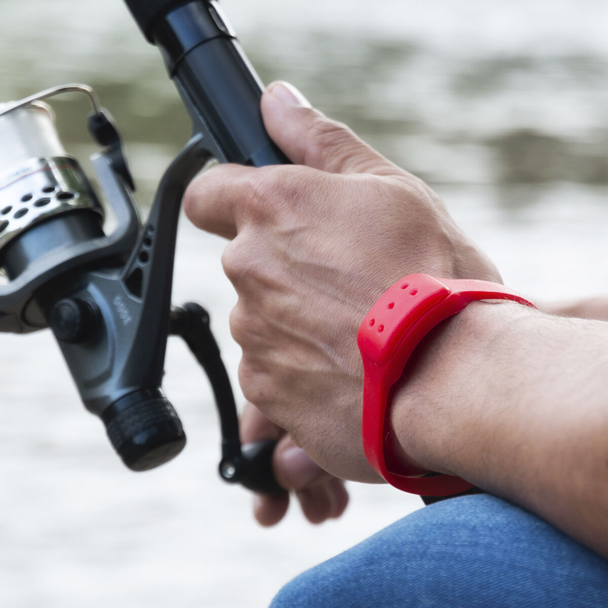 Bracciale Anti-zanzare alla Citronella InnovaGoods - Verde