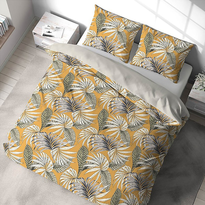 Parure Housse De Couette 3pcs 100% Polyester 72gsm Aquilie