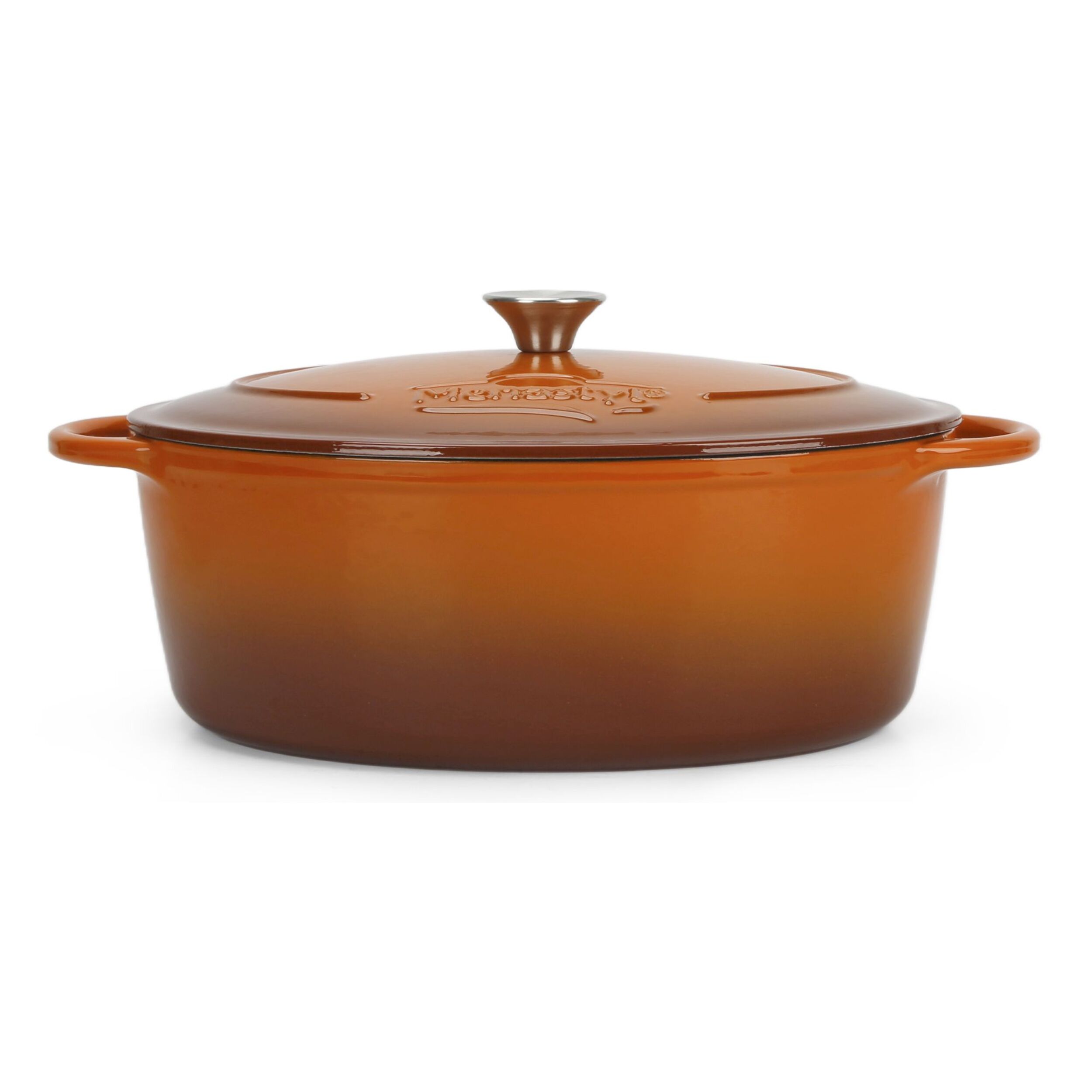 Cocotte en fonte émaillée 9L brique MONTAGNE