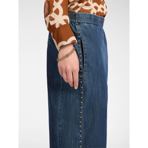 Elena Mirò - Jeans con tachuelas - Azul