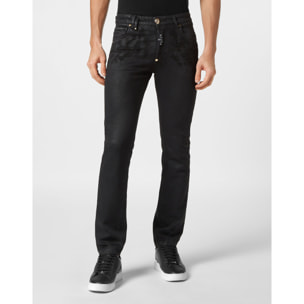 PHILIPP PLEIN Vaqueros de corte recto