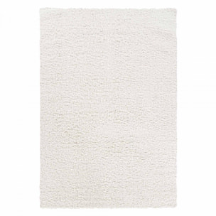 Tapis shaggy tissé motif uni KAFI