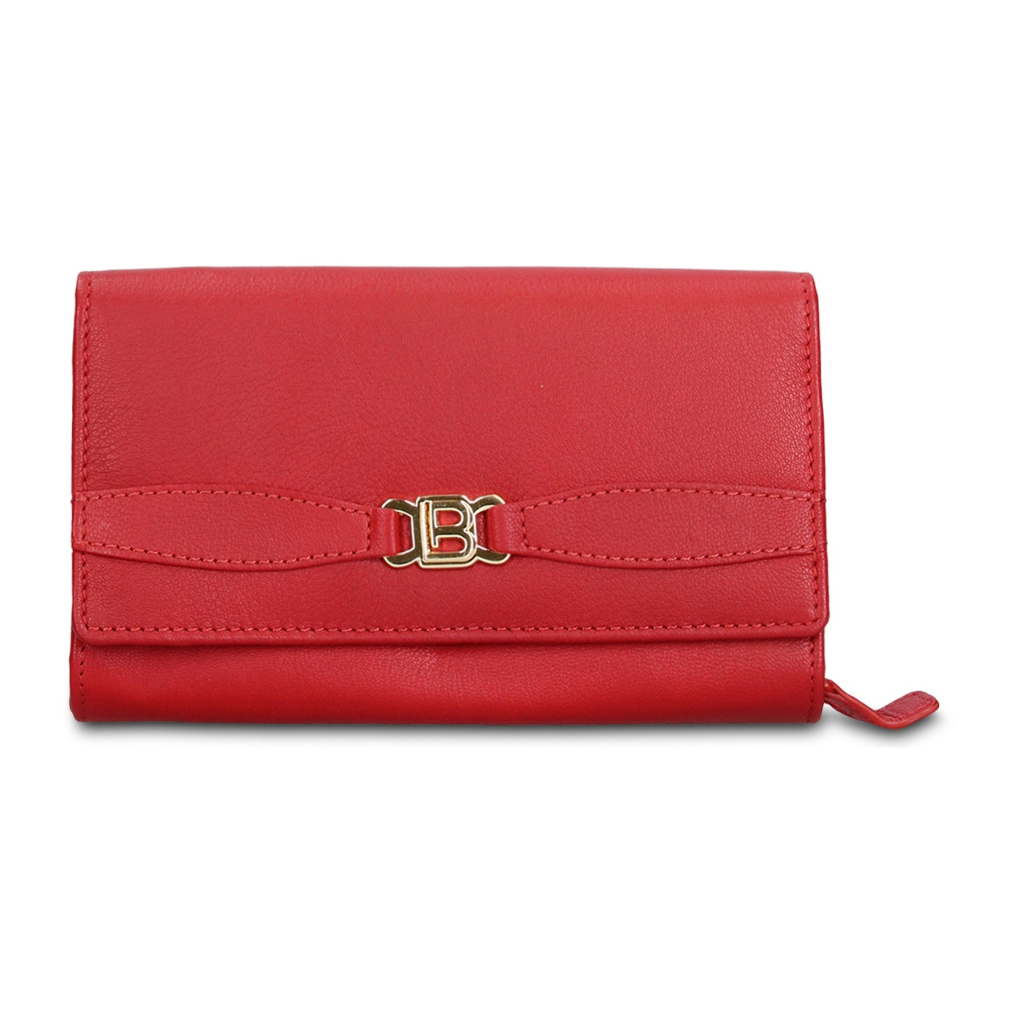 Portafoglio donna vera pelle - Modello Novara Elite - Casual - 17.5 x 10.0 x 4.5 cm