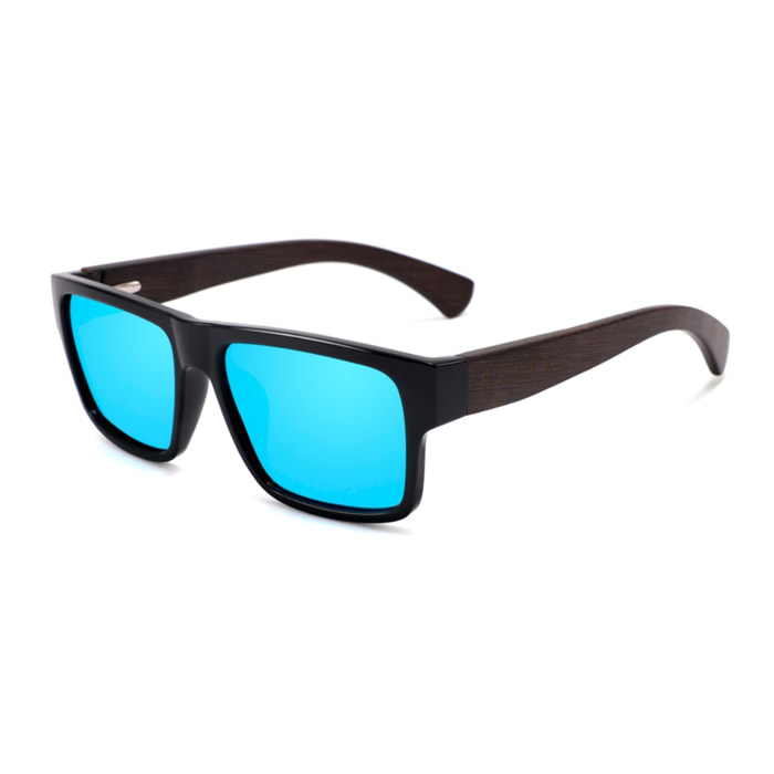 Gafas de Sol Feler 1529M-4 Polarizadas de Madera Unisex 54 mm