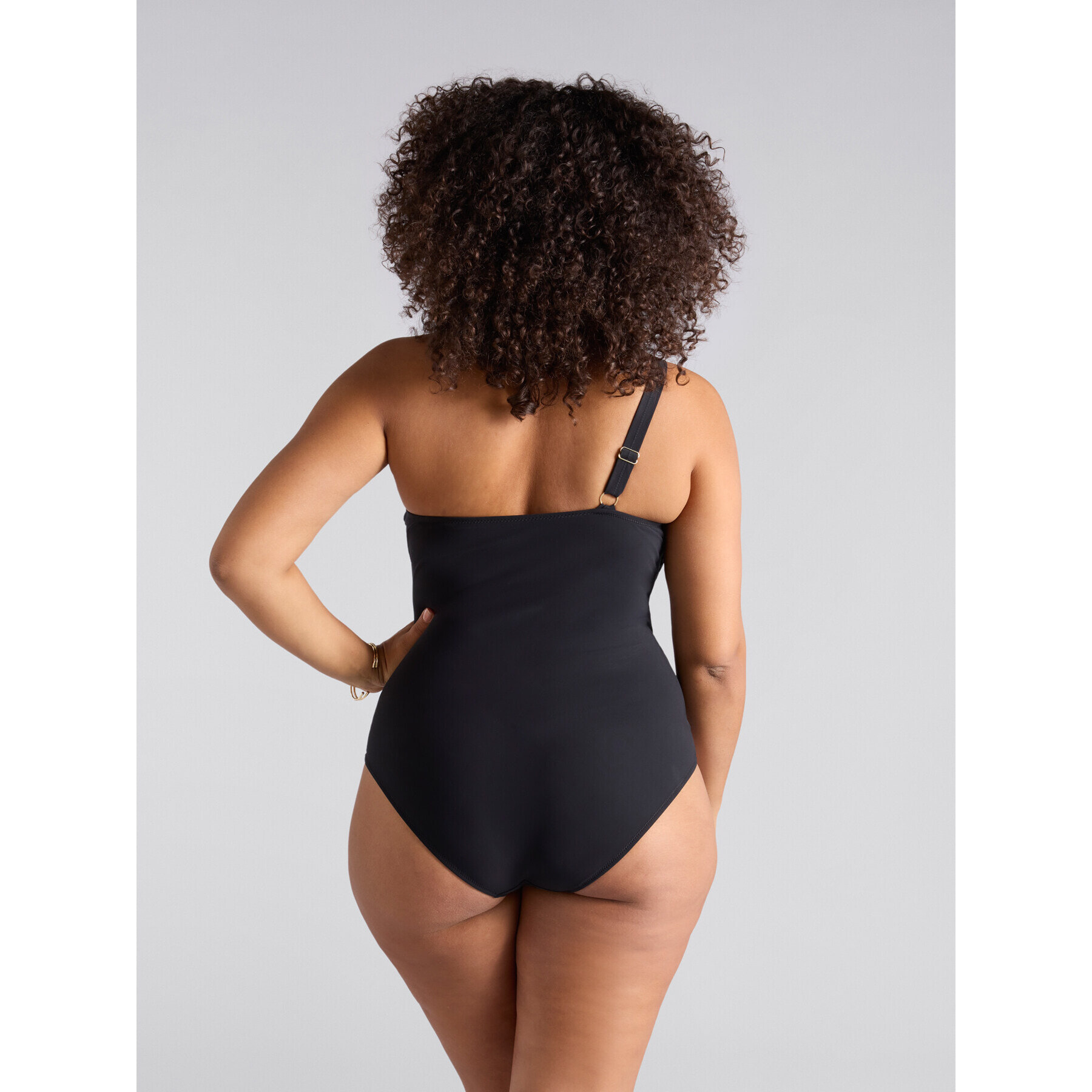 Fiorella Rubino - Bañador de una pieza de un solo hombro - Negro