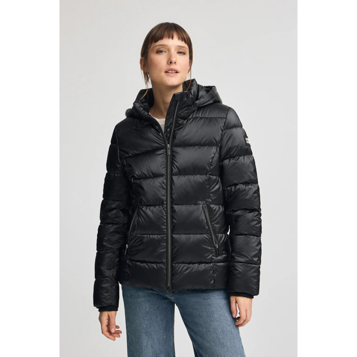 Chaqueta Silvon negra con logo Polo Club