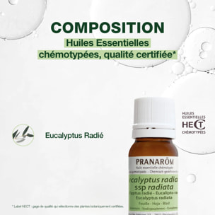 Pranarom - Huile Essentielle d'Eucalyptus radié - 10 ml