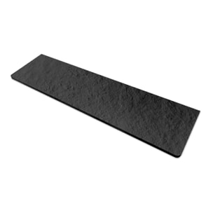 Fusion Receveur de douche 140x90cm en marbre coulé avec siphon, Graphite (SATFU14090G-S)