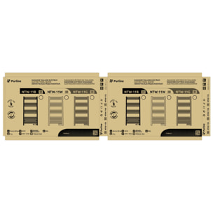 Sèche-serviettes avec minuterie 500W