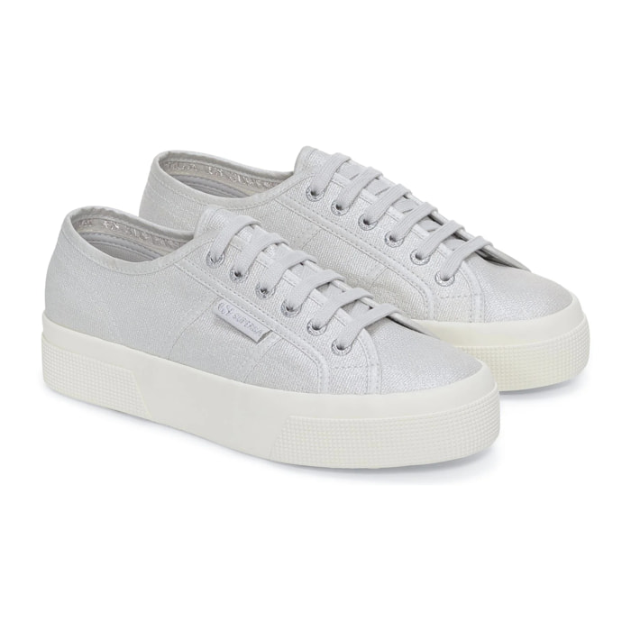 Zapatos de mujer Superga Mujer 2740 PLATFORM PEARL MATTE CANVAS