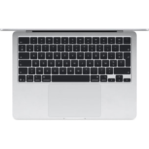 Ordinateur Apple MACBOOK Air 13,6" Puce M4 CPU 10 / GPU 10 coeurs Mémoire RAM 16Go Stockage 1To SSD Retina Argent
