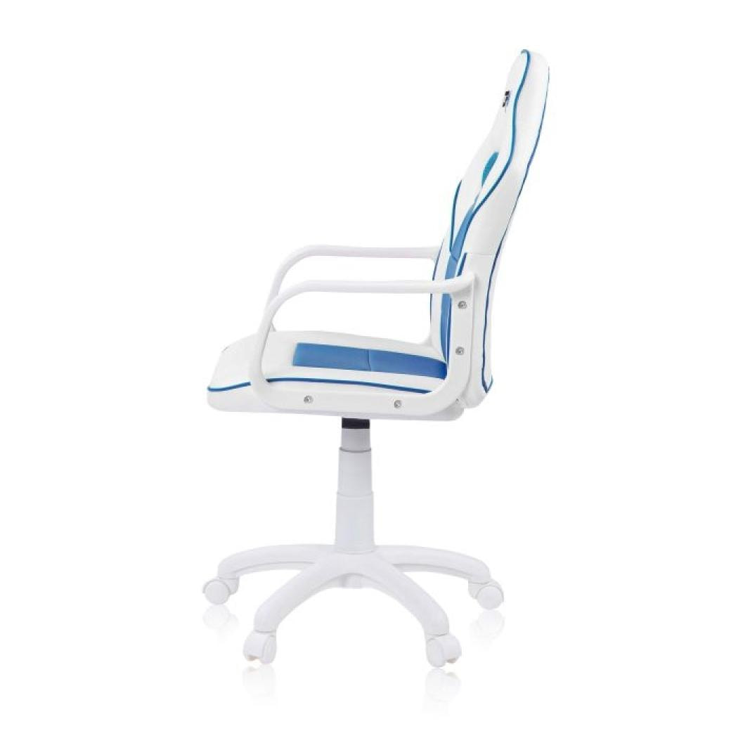 Silla gaming azul DRW Blanco - Azul DRW