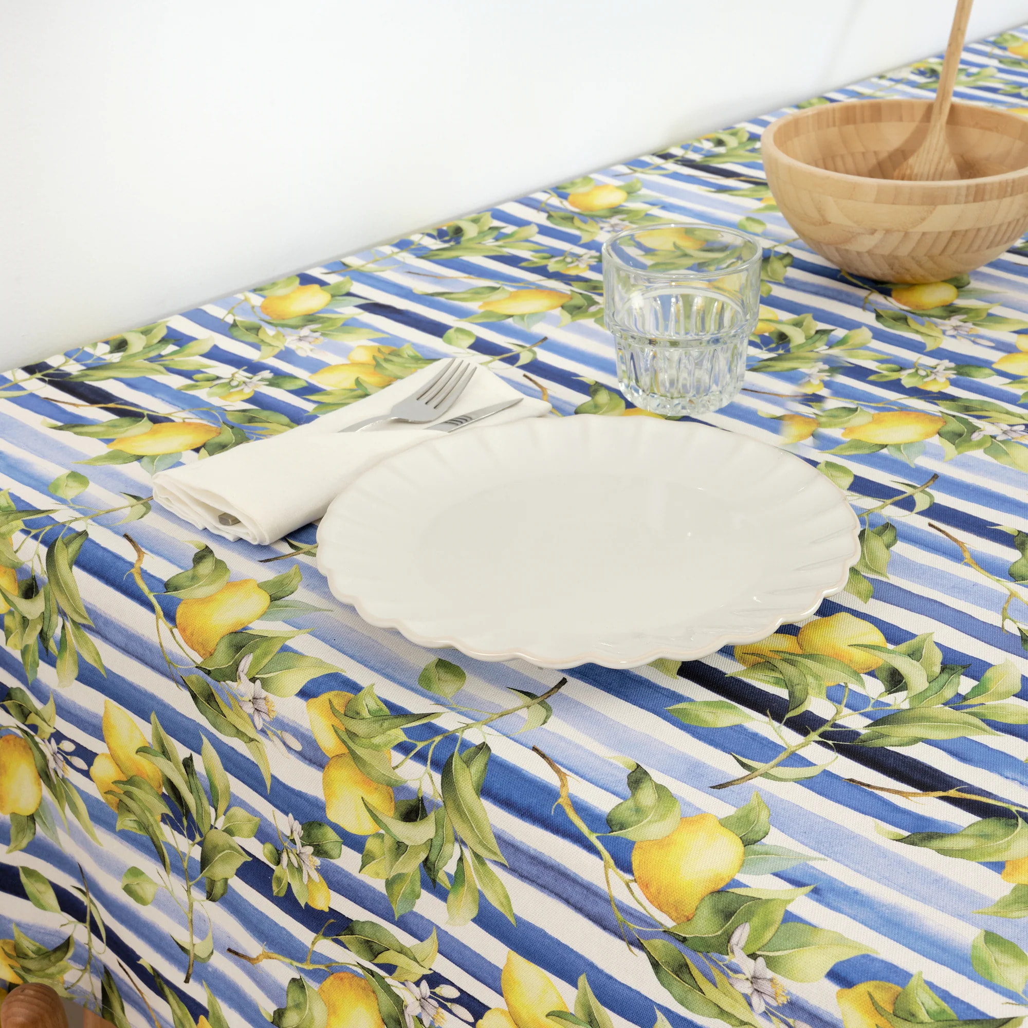 Nappe en résine anti-taches Lemon