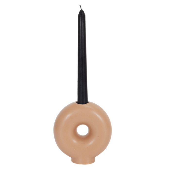 Bougeoir Rond Beige