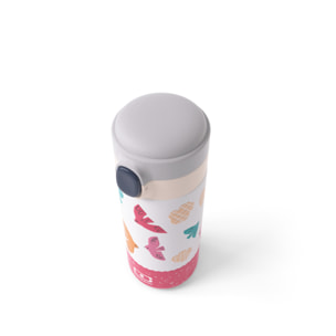 Gourde isotherme à bec verseur Pop 360ml Rose Birds