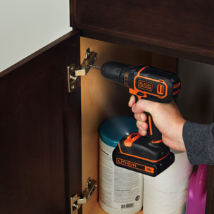 Perceuse visseuse sans Fil 18 V Li-Ion avec Chargeur - Inclus 160 Accessoires et 2 Batteries 1,5 Ah Livrée en Coffret