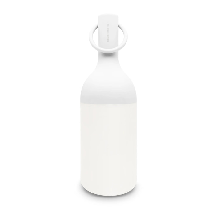 Petite lampe nomade en plastique blanc - Elo