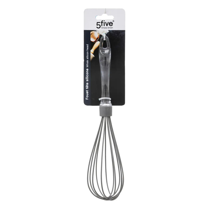 Fouet en silicone gris