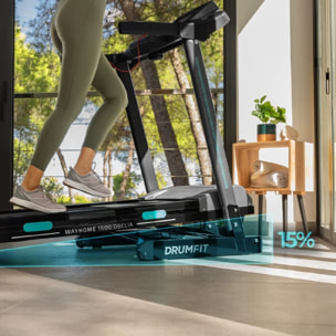Cecotec Tapis de course DrumFit WayHome 1600 Obelia
