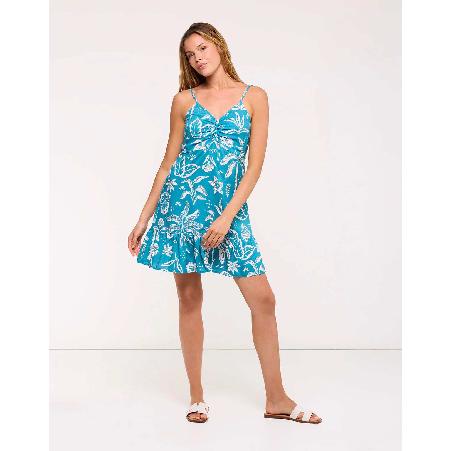 Vestido Corto Turquesa - Haken