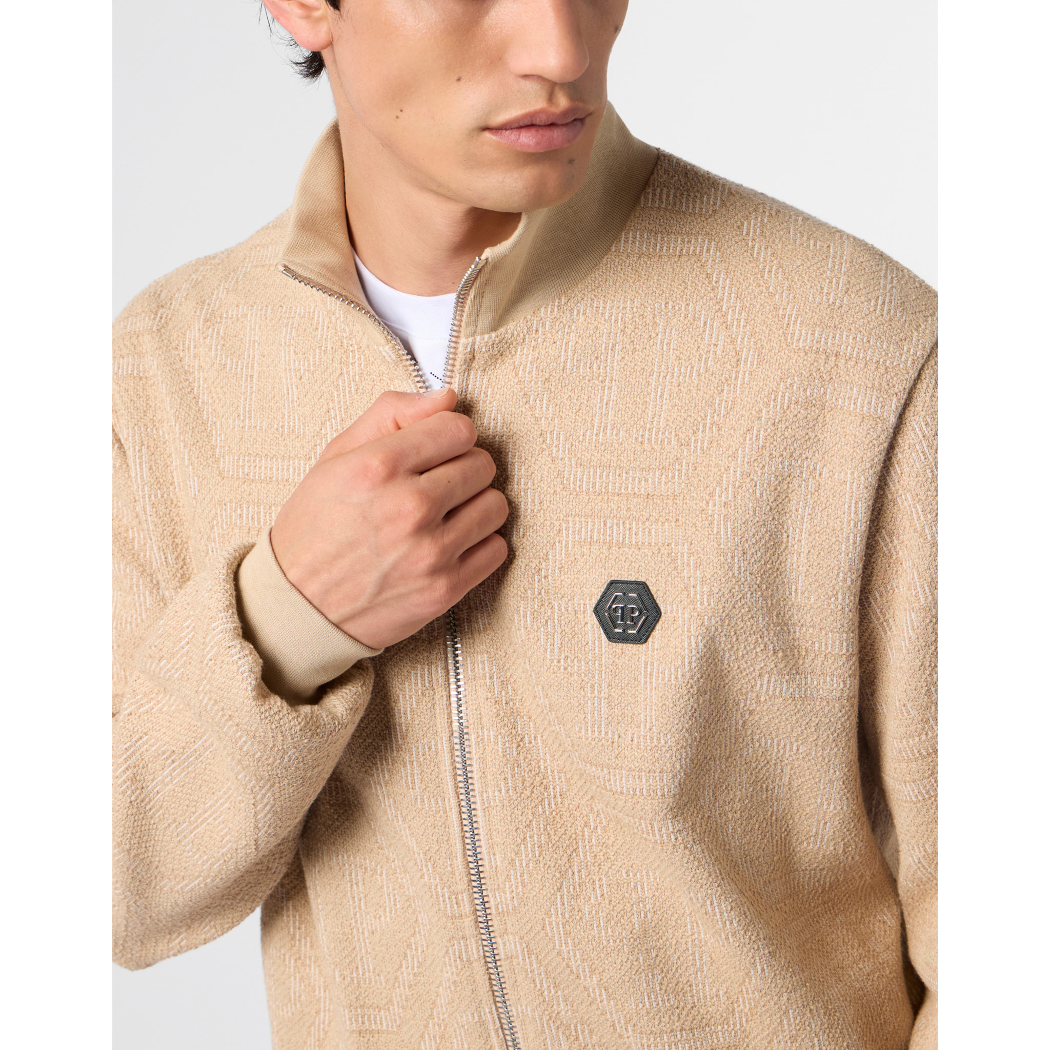 PHILIPP PLEIN Jacquard Tracksuit Jacket Monogram