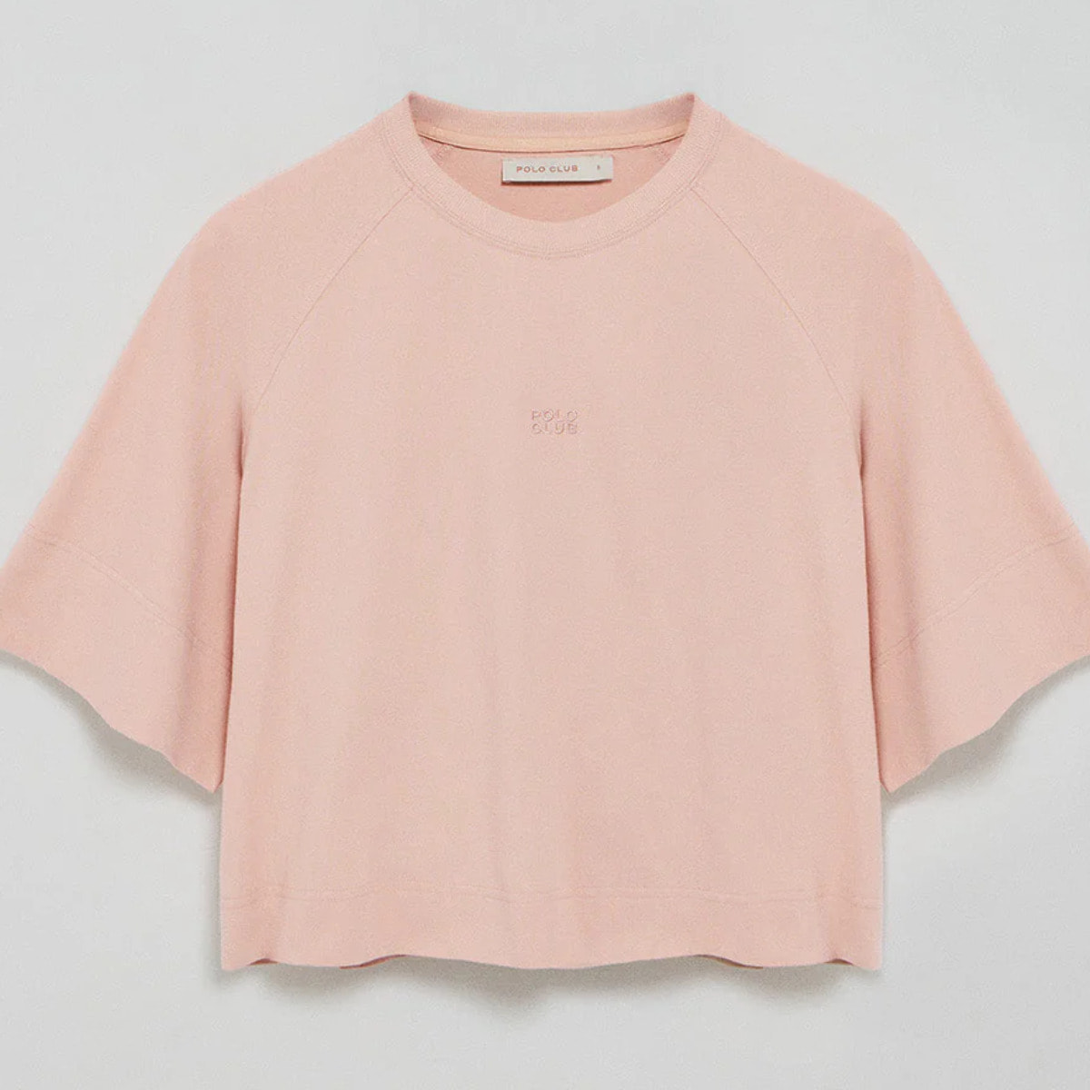 Camiseta color maquillaje Danae con logo bordado