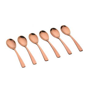 Coffret 6 petites cuillères OGLU - Copper