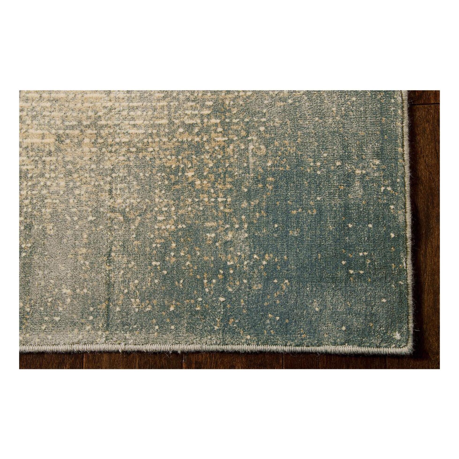 Tapis salon et chambre tissé en viscose motif simple MORE