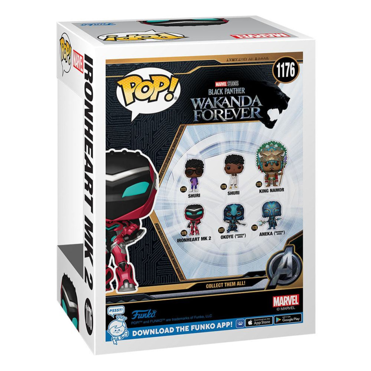 Black Panther: Wakanda Forever Pop! Marvel Vinile Figura Pop3 9 Cm Funko